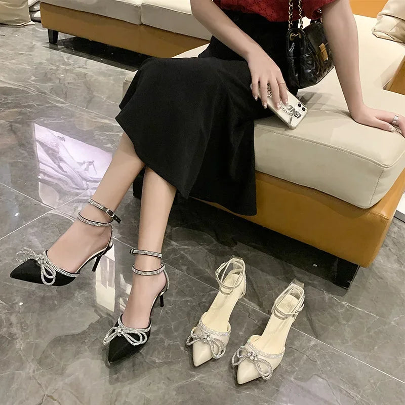 High Heels Elegant Rhinestone - Piña Colada