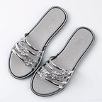 Slippers Diamond Flower Sandals - Piña Colada