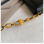 Casual Leather Satchel Bag for Women - Piña Colada