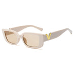 Fashion Rectangle Sunglasses Women - Piña Colada