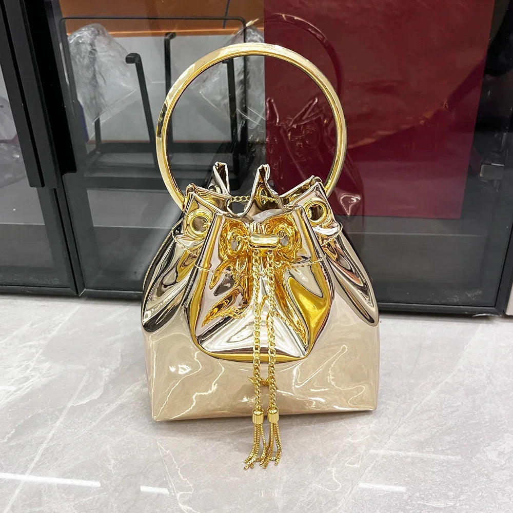 Evening clutch Bag Bucket - Piña Colada