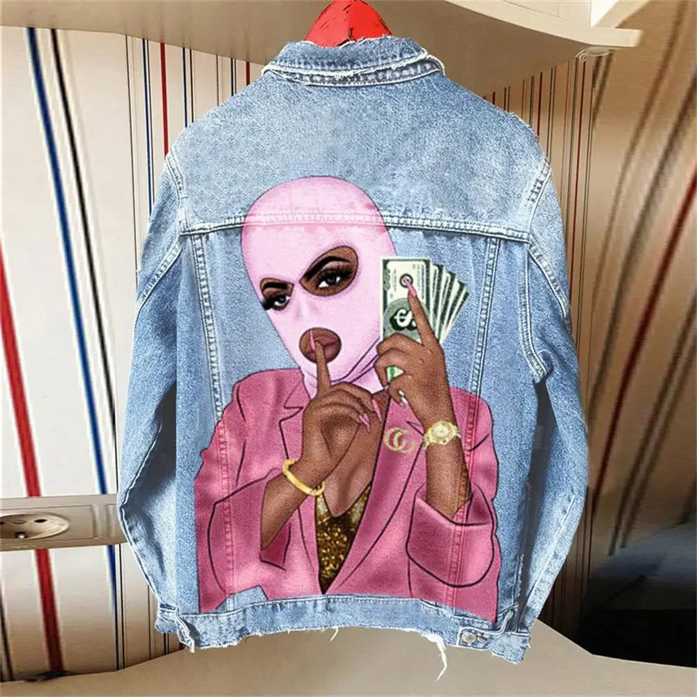 Denim Jacket Girl - Piña Colada