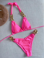 Triangle Bathing Suit - Piña Colada