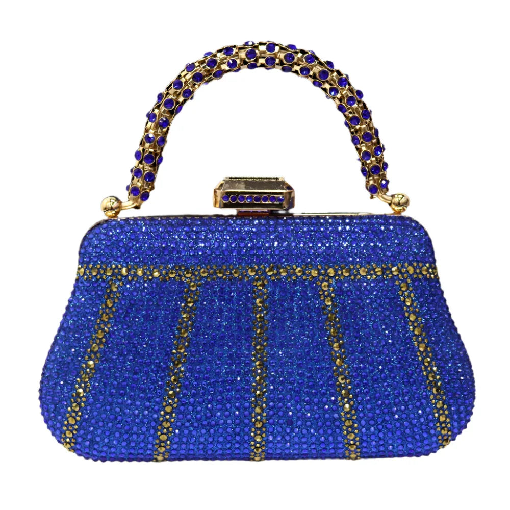 CLUTCH GLITTER BAG FOR EVENING - Piña Colada