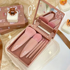 5-Piece Makeup Brush Set - Piña Colada