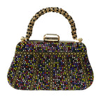 CLUTCH GLITTER BAG FOR EVENING - Piña Colada