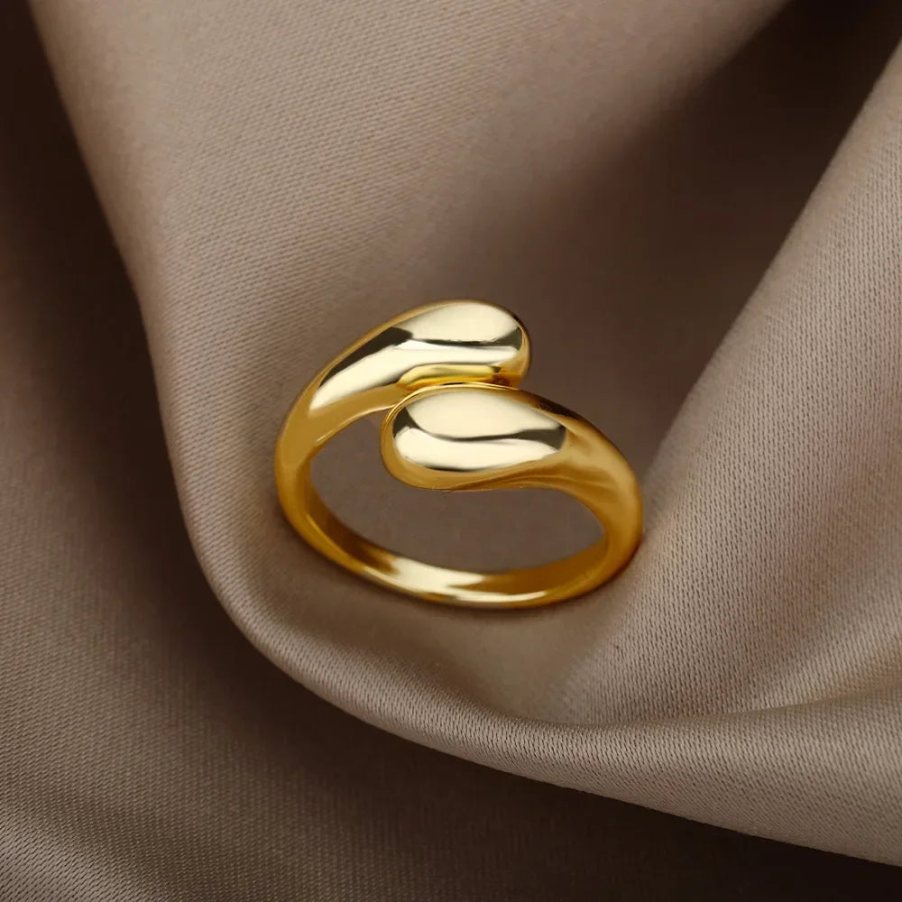 Stainless Steel Rings Aesthetic - Piña Colada