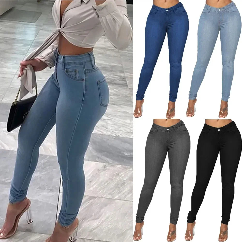 Jeans Pencil Denim Butt Lifting Style - Piña Colada