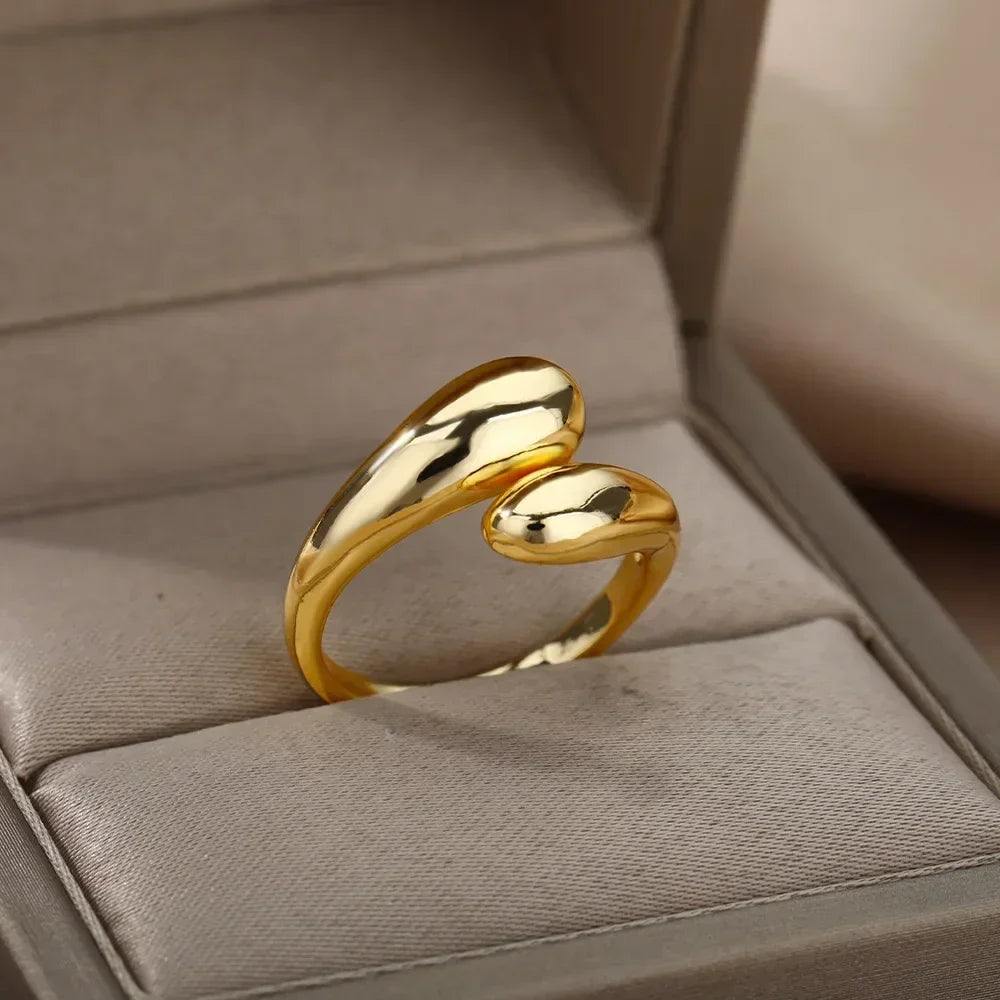 Stainless Steel Rings Aesthetic - Piña Colada