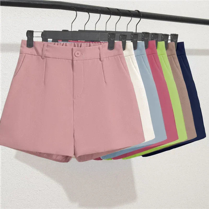 Solid Casual Short Women Basic - Piña Colada