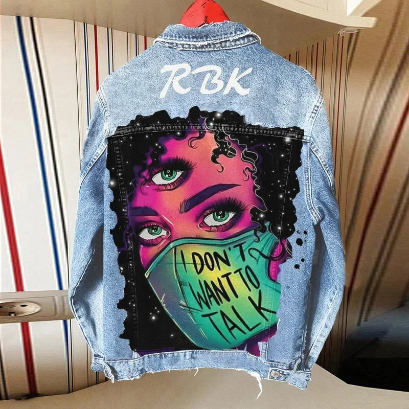 Denim Jacket Girl - Piña Colada