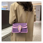 Gold Chain Crossbody Bag - Piña Colada