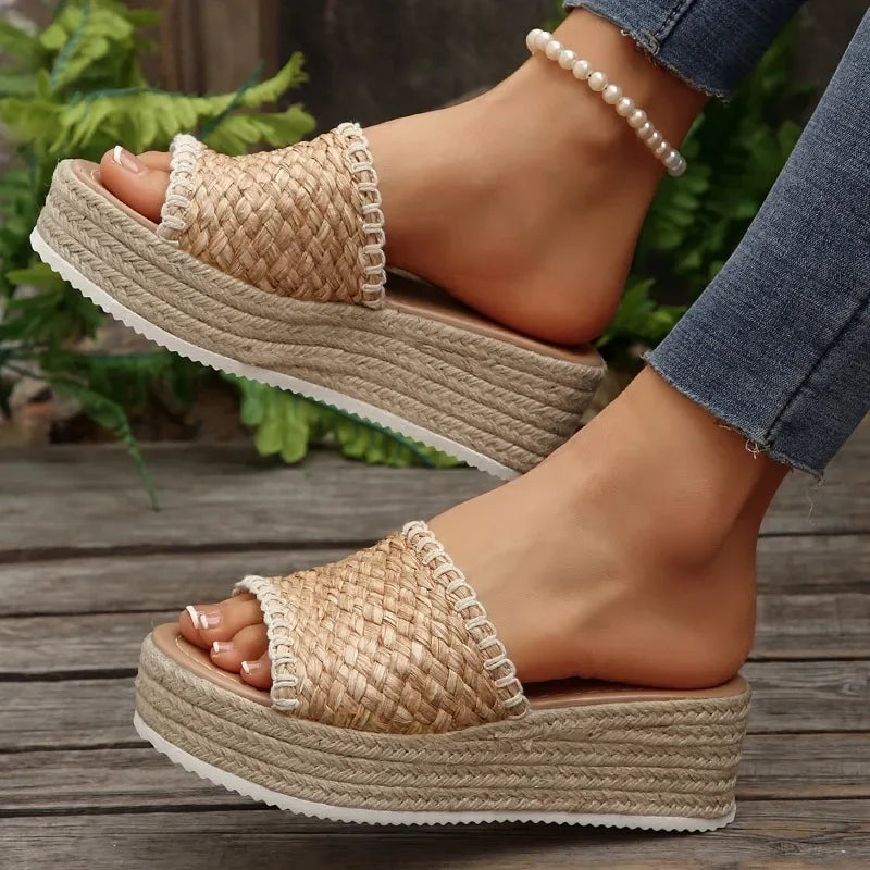 Sandals Comfortable Slide Arch Support - Piña Colada
