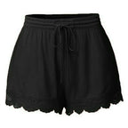 Lace Loose Shorts - Piña Colada
