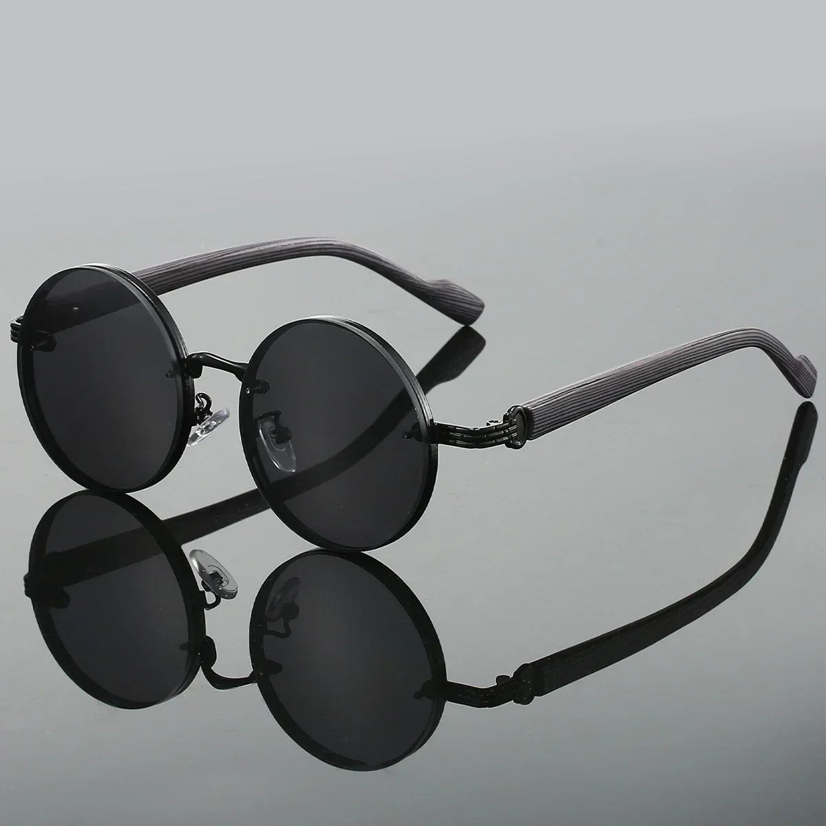 Vintage Round Sunglasses - Piña Colada