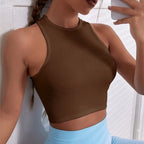 Striped Stretch Knit Tank Top - Piña Colada