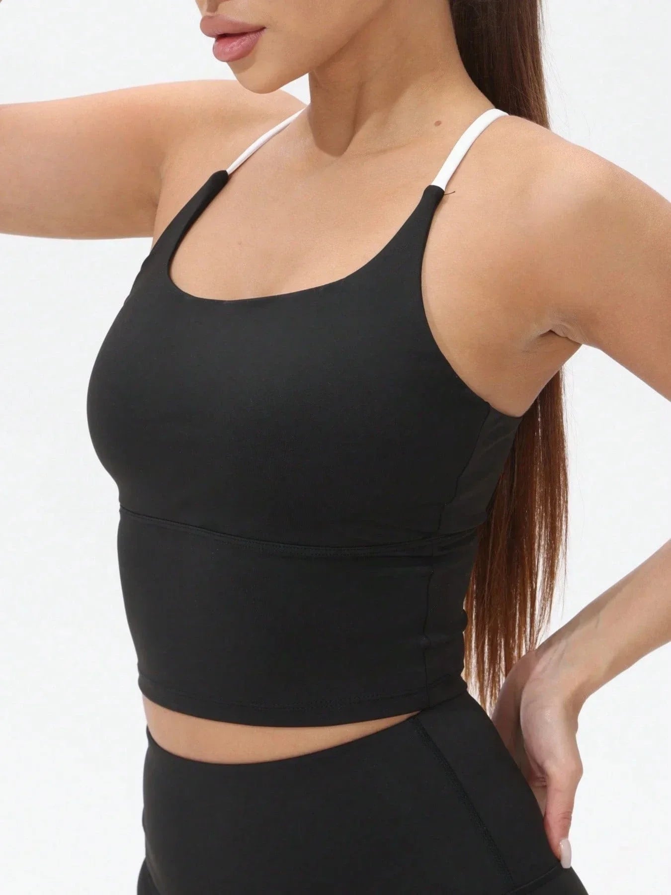 Back Sports Tank Top Quick Dry with Padded Cups