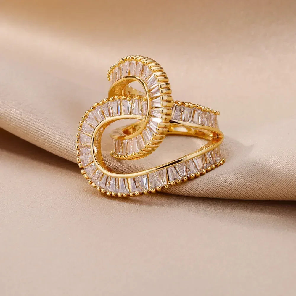 New Design Zircon Rings for Women - Piña Colada