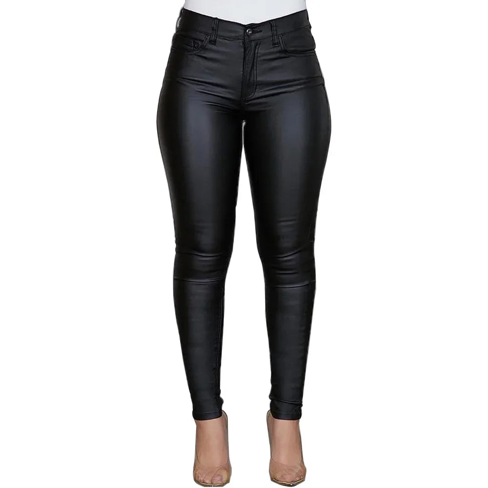 High Waisted Tight Pants - Piña Colada