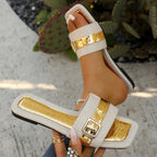 Luna Light Flat Sandals - Piña Colada