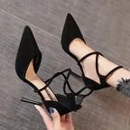 Cross-strap Sandals High Heels - Piña Colada