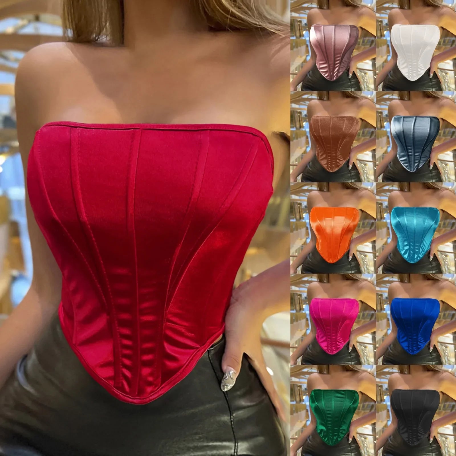 Tops Corset - Piña Colada