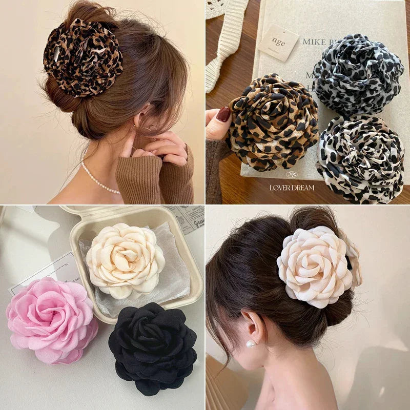 Sweet Flower Hair Claw - Piña Colada