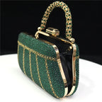 CLUTCH GLITTER BAG FOR EVENING - Piña Colada