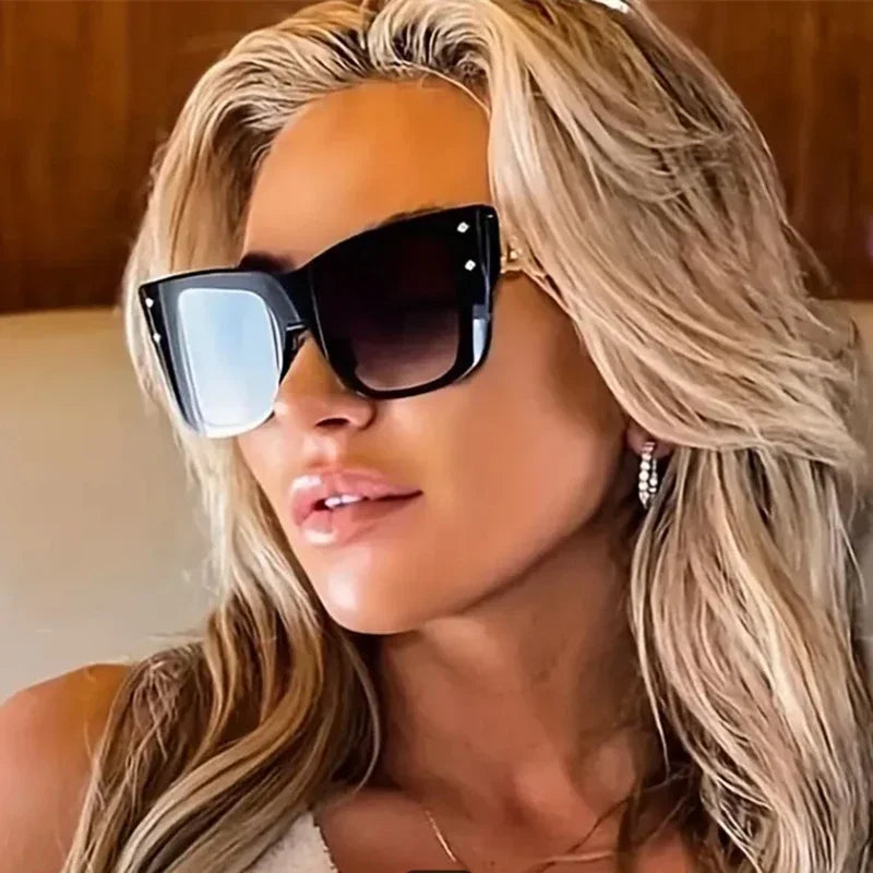 Big Frame Cat Eye Sunglasses - Piña Colada