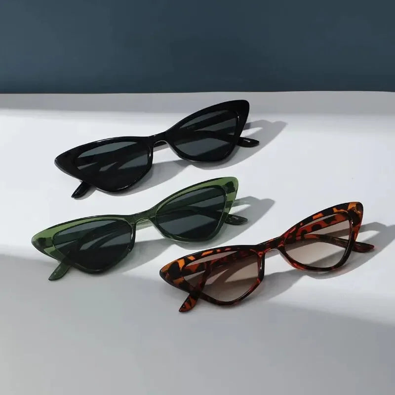 3 Pairs Small Cat Eye Sunglasses - Piña Colada