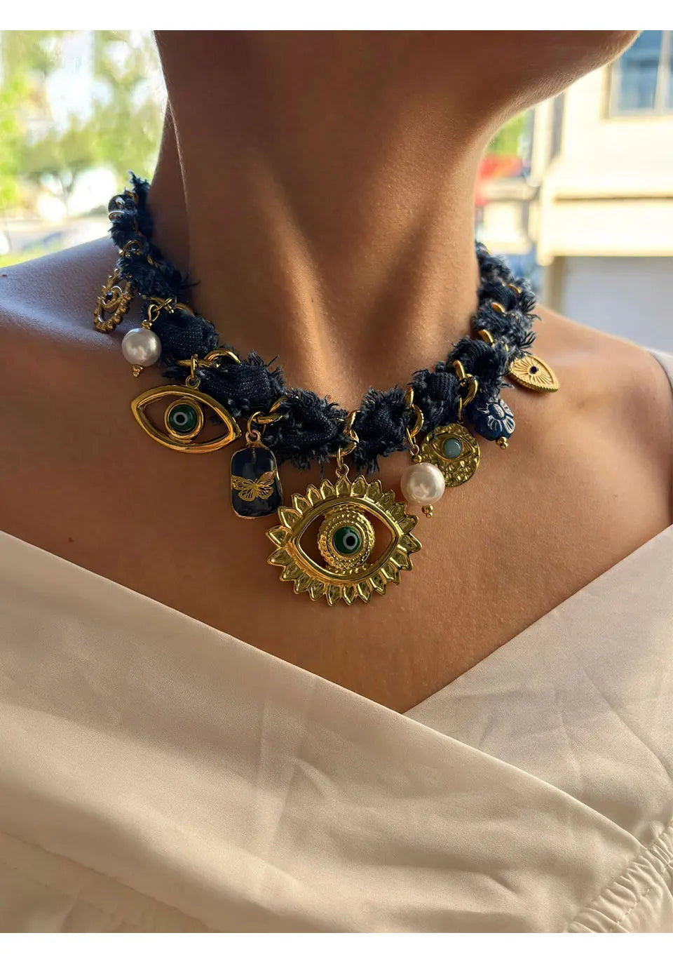 Pearl Rope Chain Necklace
