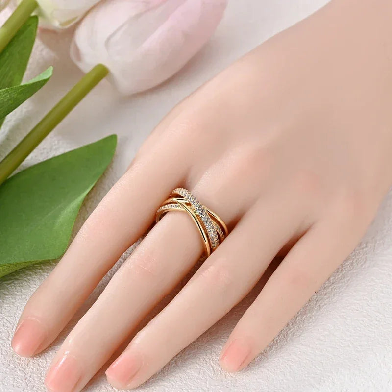 925 Sterling Ring Gold - Piña Colada