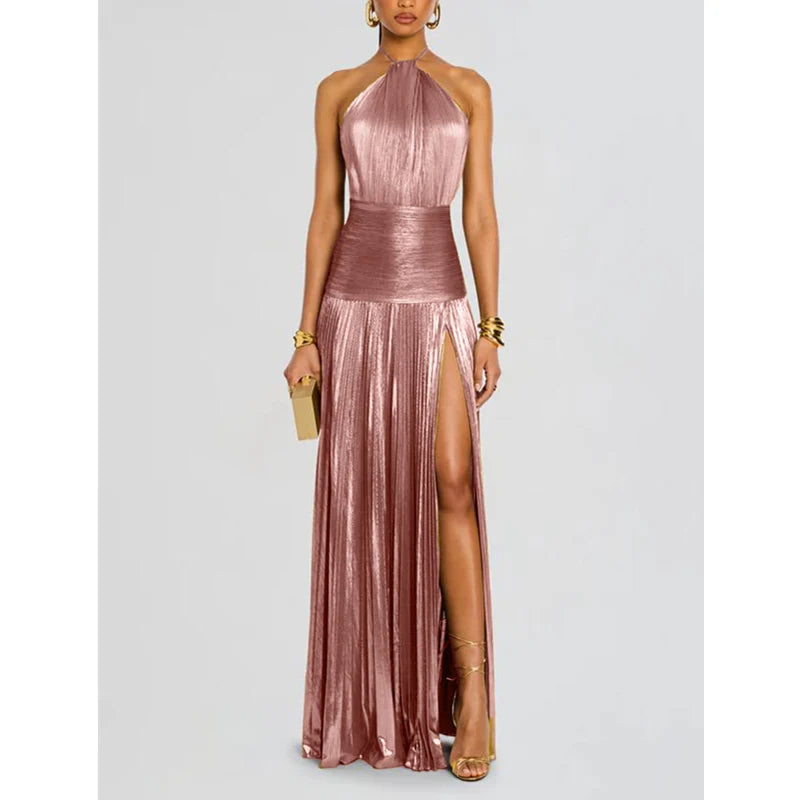 Corset Dress Off Shoulder Halter