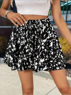 Beach Shorts Ruffles High Waist - Piña Colada
