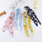 Satin Scrunchie Scarf - Piña Colada