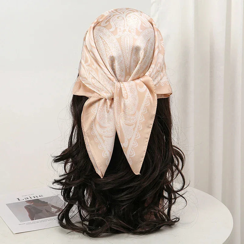 Bohemian Silk Scarf - Piña Colada