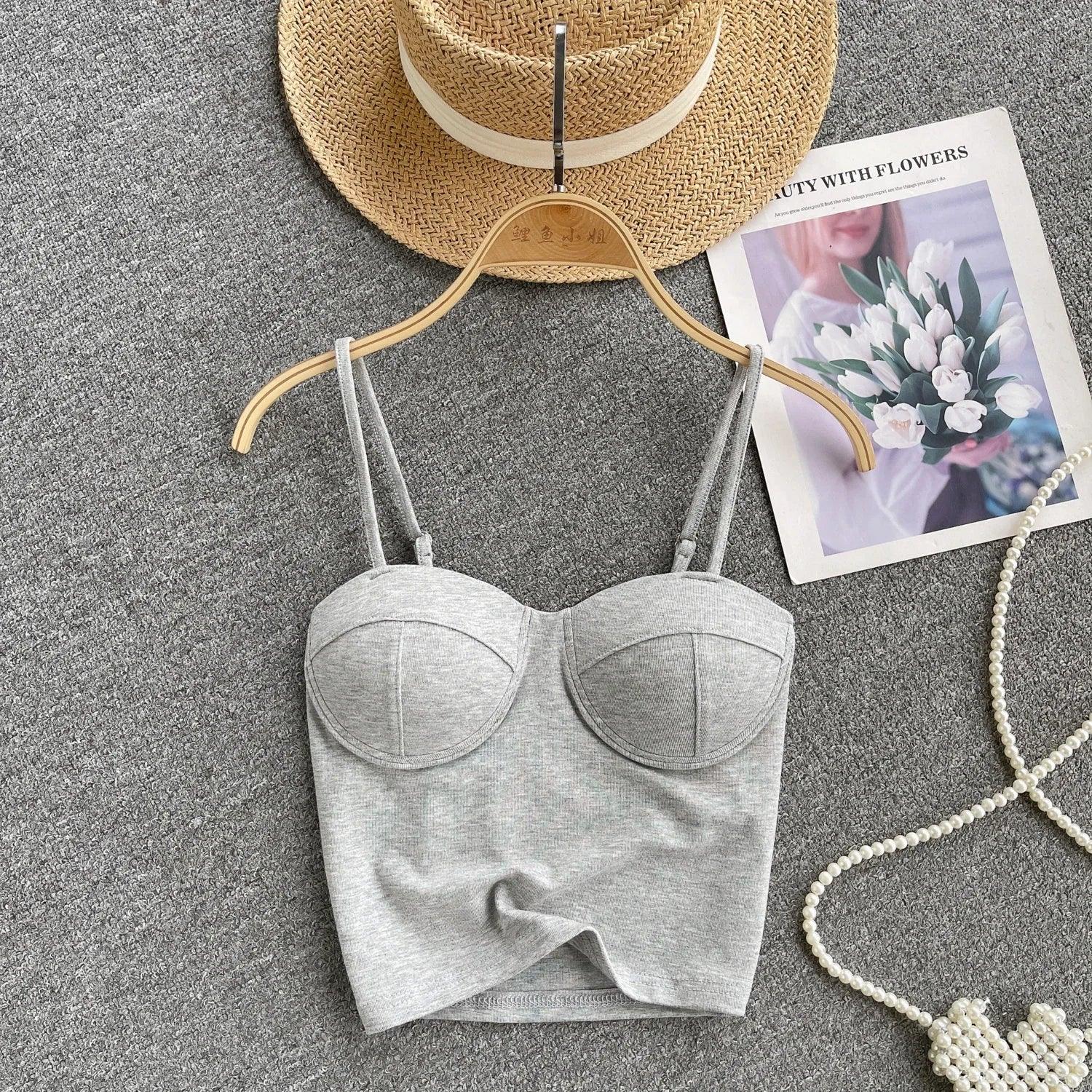 Stretch-Fit Strap Tank Top – Streetwear Essential - Piña Colada