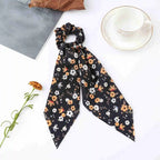 Satin Scrunchie Scarf - Piña Colada