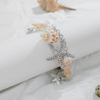 Starfish & Shell Charm Bracelet - Piña Colada