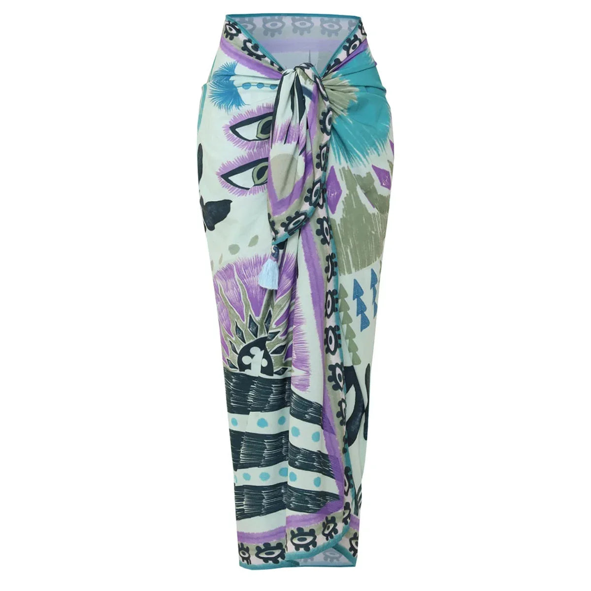 Print Cover Up Monokini - Piña Colada