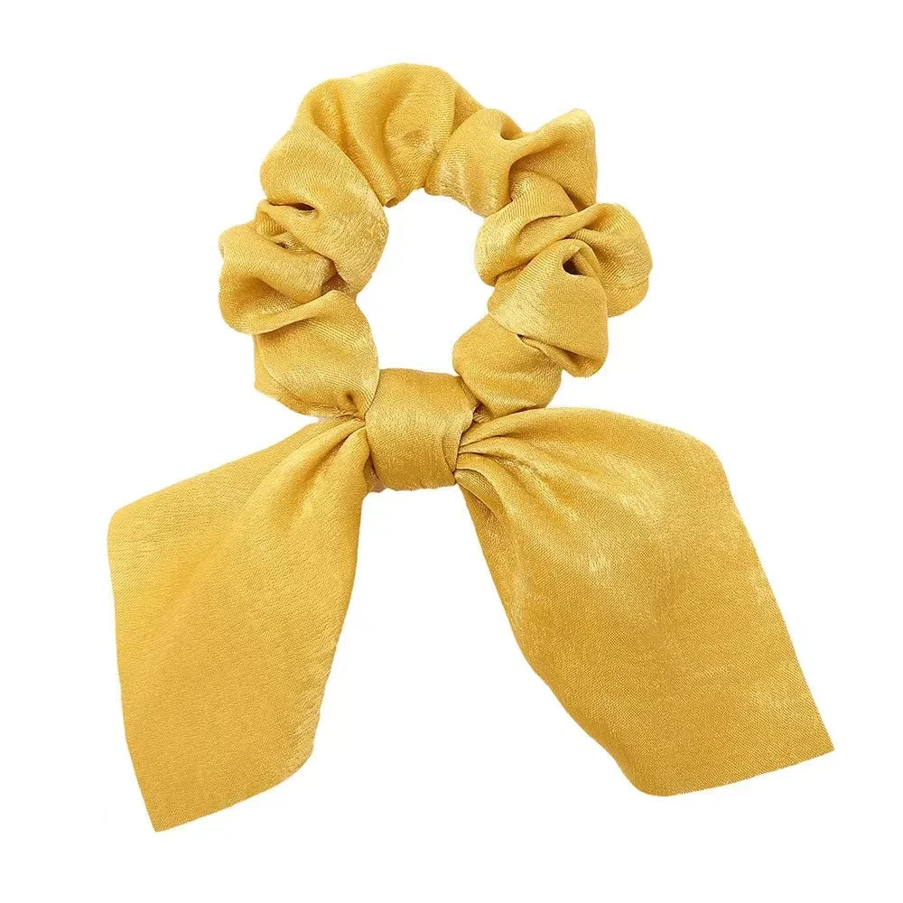 Bow Scrunchies - Piña Colada