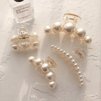 Metal Geometric Hair Claws - Piña Colada