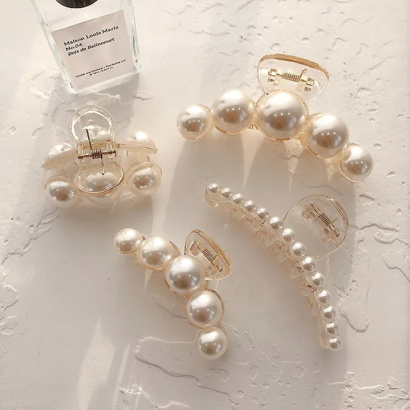 Metal Geometric Hair Claws - Piña Colada