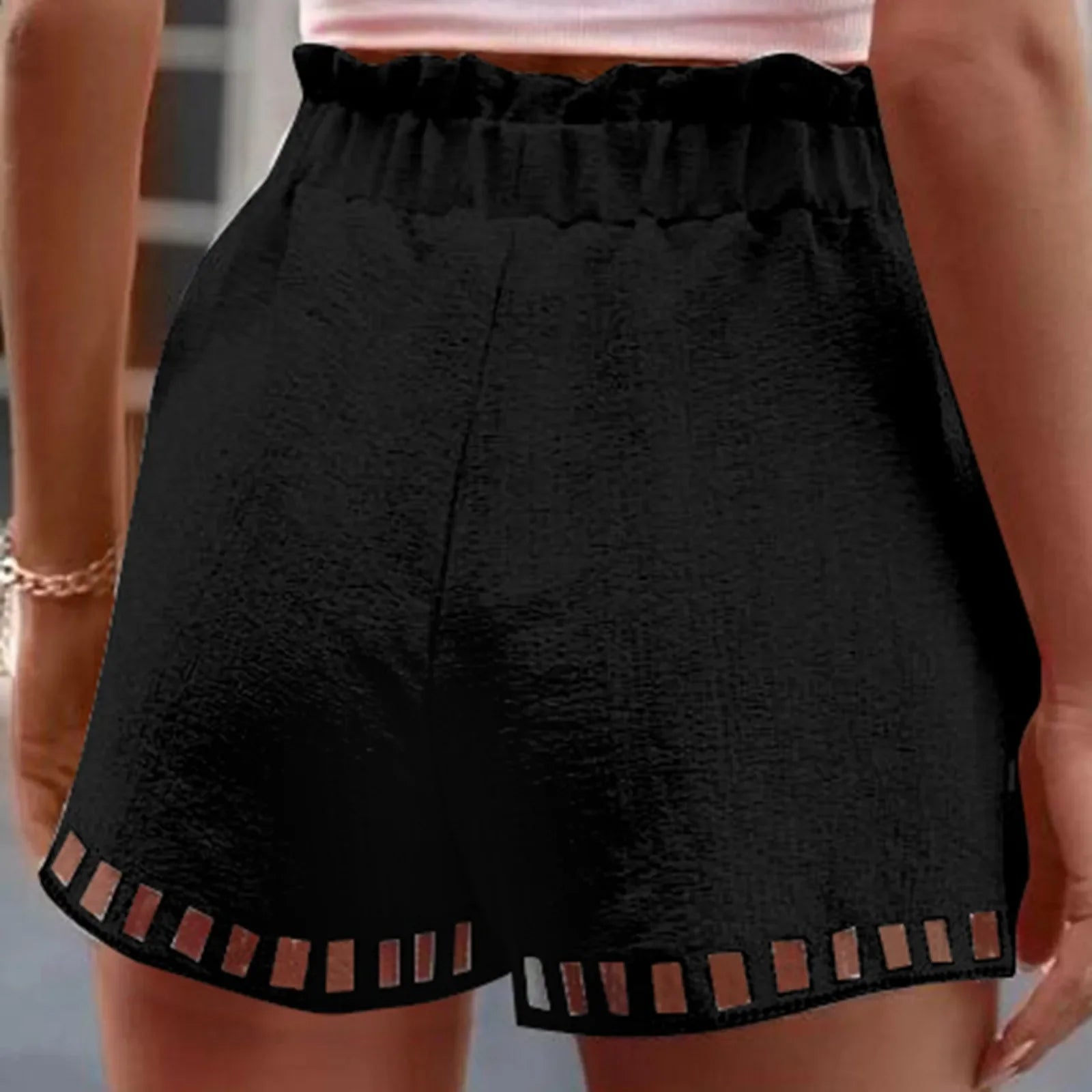 Cotton Linen Shorts Women - Piña Colada