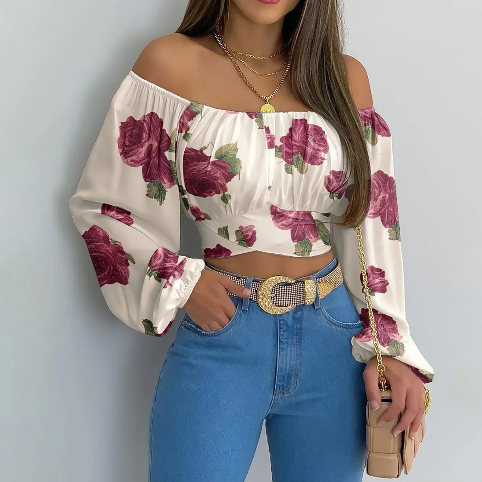 Off Shoulder Blouse - Piña Colada