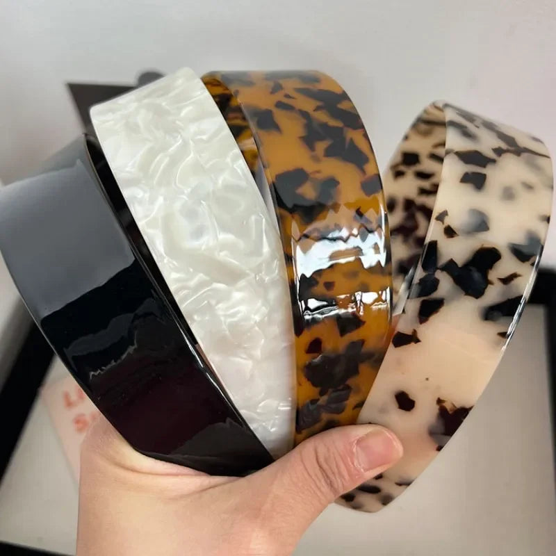 Leopard Print Headband - Piña Colada