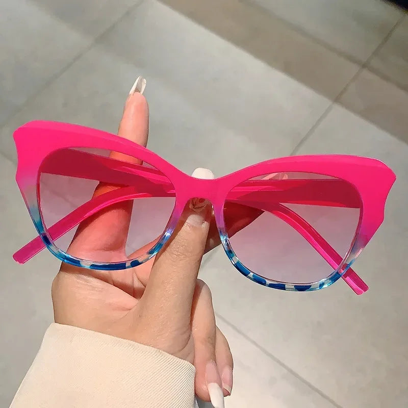 Cat Eye Vintage Sunglasses - Piña Colada