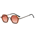 Retro Polygon Square Sunglasses - Piña Colada