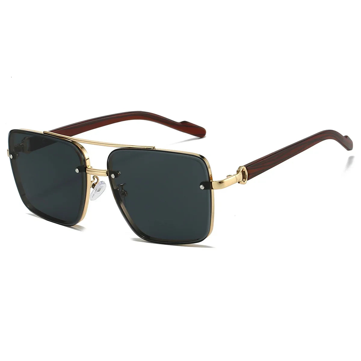 Square Metal Shades Sunglasses - Piña Colada