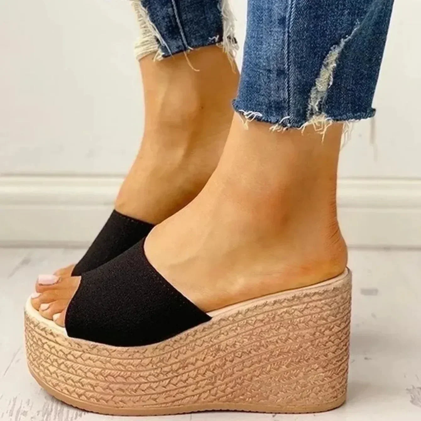 Sandals Peep-Toe - Piña Colada